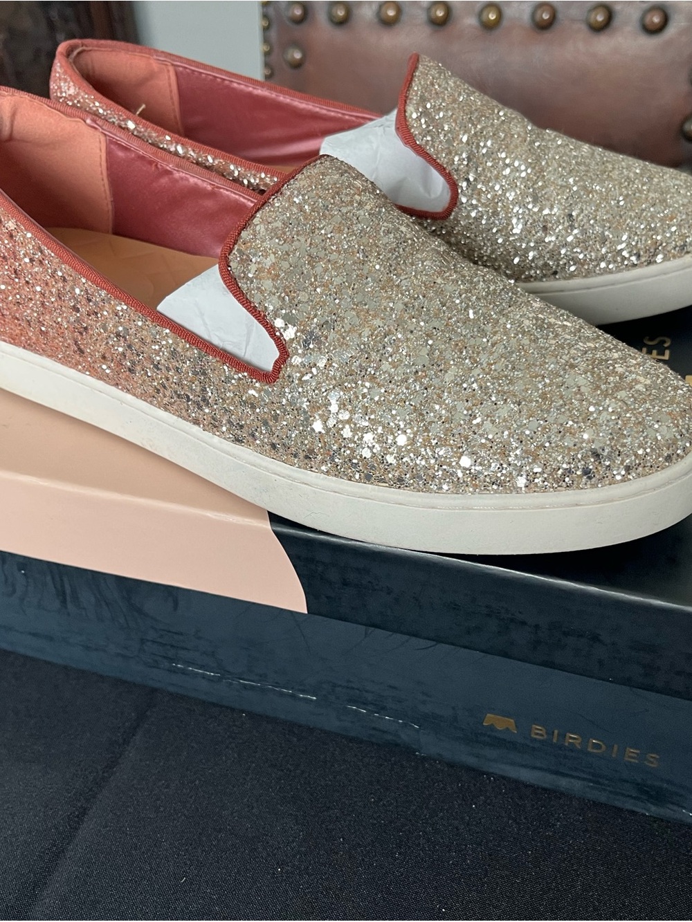 Birdies “The Swift” pixie dust Slip-On Sneakers